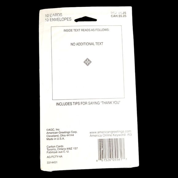 Thank You Greeting Card Lot Of 24 Cards Mix Lot Some Duplicated with Envelopes - Picture 8 of 8